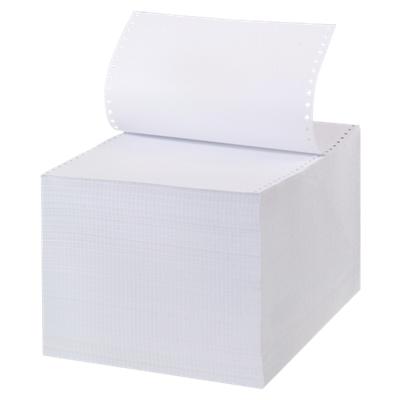 Papier listing Niceday Sans bois A4+ longitudinal 70 g/m² 305 mm (12") x 240 mm Blanc 2000 feuilles