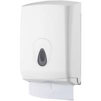 Distributeur d'essuie-mains PlastiQline 5542 Plastique Verrouillable Manuel Blanc
