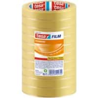Ruban adhésif tesa tesafilm Standard 57388&nbsp; Transparent 15 mm (l) x 66 m (L) PP (Polypropylène) 10 Rouleaux