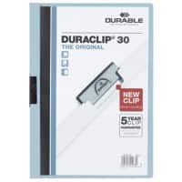Farde à clip DURABLE Duraclip A4 Bleu Polypropylène Dos : 3 mm
