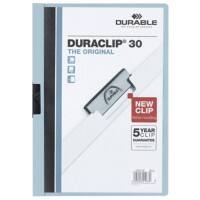 Farde à clip DURABLE Duraclip A4 Bleu Polypropylène Dos : 3 mm