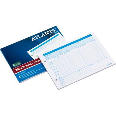Carnet de comptes-rendus hebdomadaire (NL) Djois Atlanta A5 21 x 14,8 cm 50 feuilles