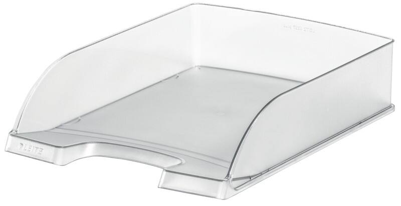Corbeille à courrier Leitz Plus 5227 A4 Transparent givré 25,5 x 35,7 x 7 cm