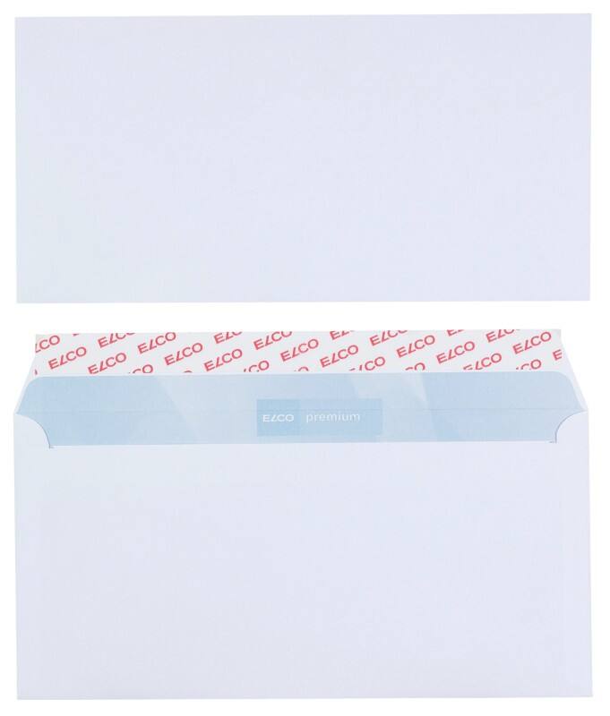 Enveloppes Elco Premium Sans fenêtre C6/5 229 (l) x 114 (h) mm Bande adhésive Blanc 100 g/m² 500 Unités