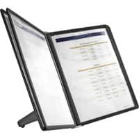 Système de présentation DURABLE 554001 Noir A4 10 feuilles Plastique 26 x 8 x 33 cm
