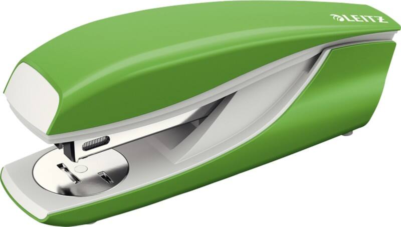 Agrafeuse Leitz NeXXt 5502 demi bande vert claire 30 feuilles 24/6, 26/6 métal