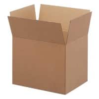 Boîte de rangement Niceday 500 (l) x 400 (P) x 400 (H) mm Brun 10 Unités