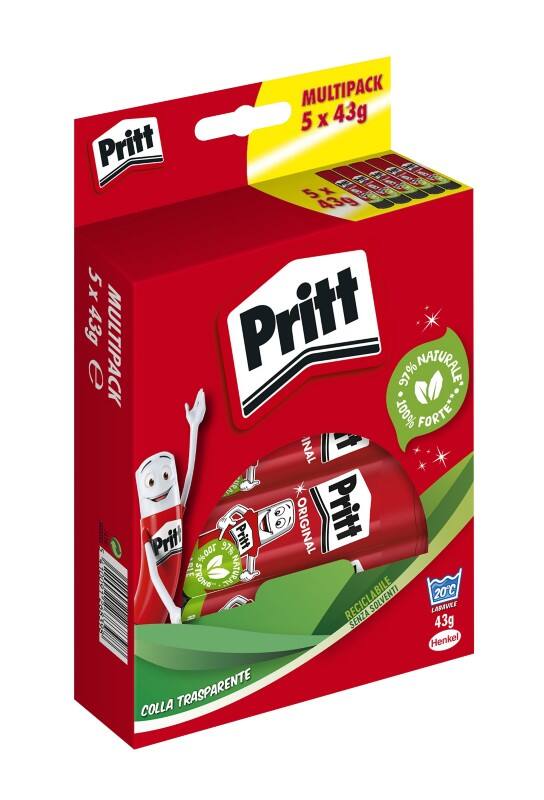 Bâton de colle Pritt 43 g Transparent 1445029 5 Unités
