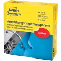 AVERY Zweckform Oeillets de renforcement 3510 Transparent 13 mm 500 Unités