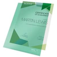 Leitz Super Premium Pochettes coin A4 Vert PVC (Polychlorure de vinyle) 150 microns 100 Unités