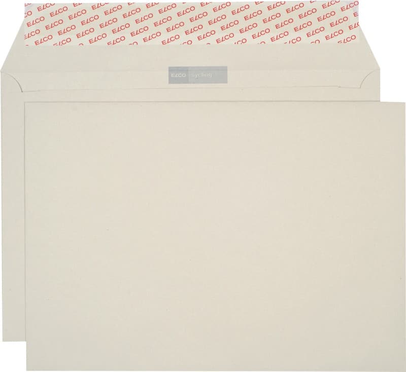 Enveloppes Elco Sycling Sans fenêtre C4 324 (l) x 229 (h) mm Bande adhésive Gris 120 g/m² 250 Unités