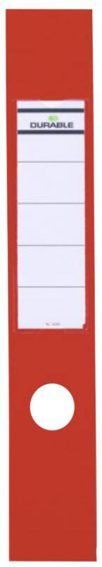 Étiquettes ORDOFIX DURABLE 60 mm Rouge 10 Unités