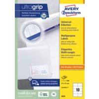 Étiquettes universelles AVERY Zweckform 3679 A4 Blanc 97 x 55 mm 100 Feuilles de 10 Étiquettes