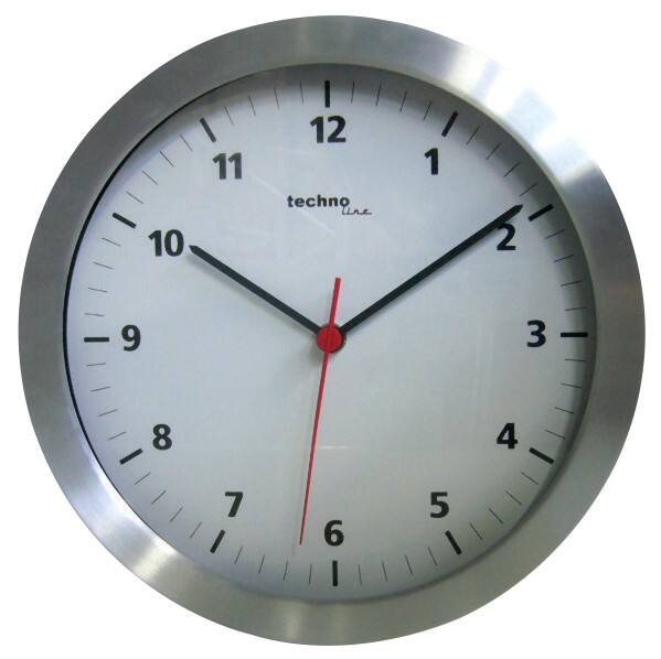 Horloge murale TechnoLine WT7650 25 x 4,6 cm Argenté