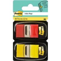 Marque-pages repositionnables Post-it Jaune, rouge 25,4 x 43,2 mm 2 unités de 50 Feuilles