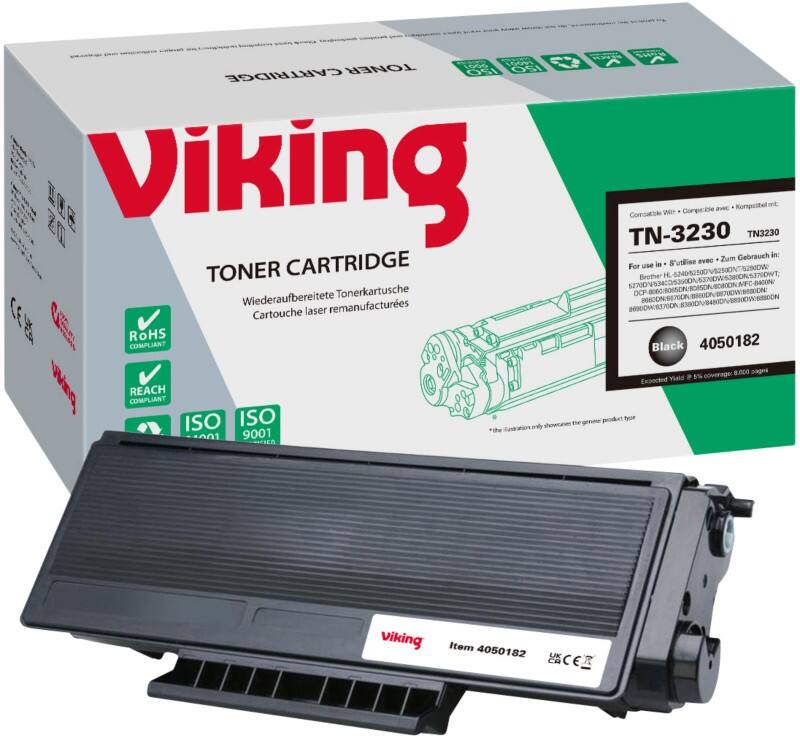 Toner Viking compatible Brother TN-3230 Noir