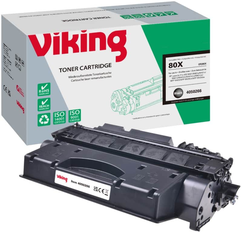 Toner Viking 80X compatible HP CF280X Noir