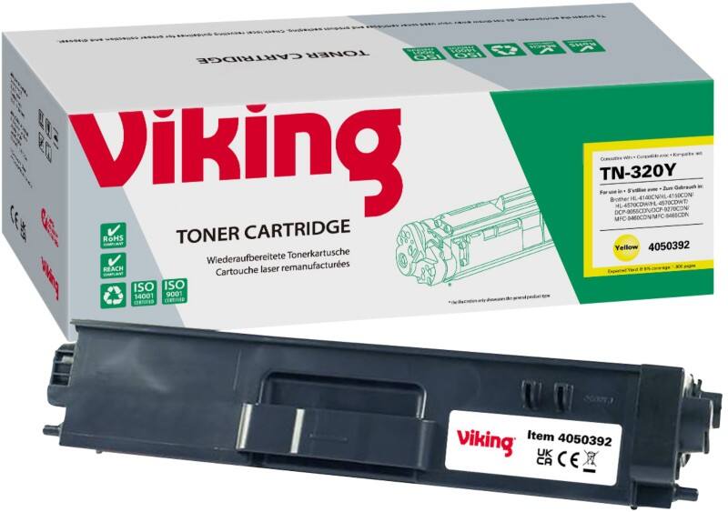 Toner Viking compatible Brother TN-320 Jaune