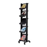 Présentoir Paperflow easyDisplays 5 Panneaux A4+ Métal, PS (Polystyrène) Noir 259N01