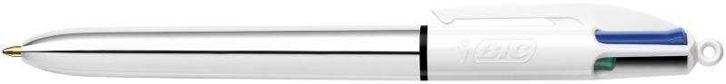 Stylo-bille BIC 4 Colours Shine Rétractable Multicolore 0,4 mm Moyen Bille Rechargeable