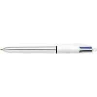 Stylo-bille BIC 4 Colours Shine Rétractable Multicolore 0,4 mm Moyen Bille Rechargeable