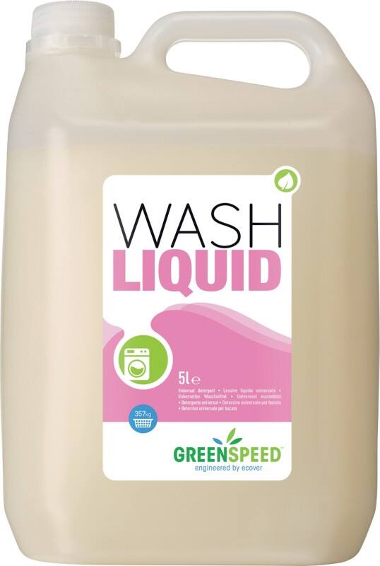 Détergent liquide de lessive GREENSPEED Wash liquid Fleurs 5 l