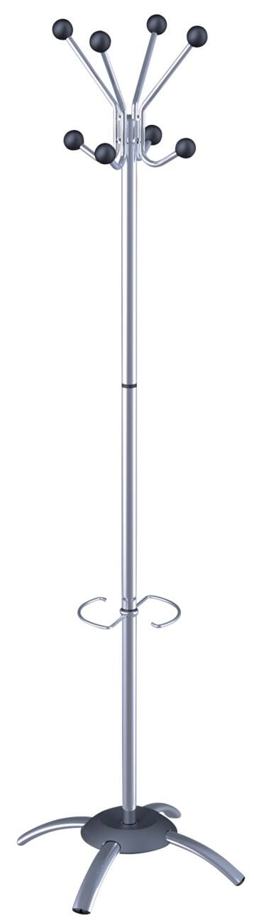 Portemanteau Realspace 8 Crochets Argenté
