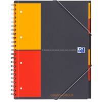 Cahier de projets OXFORD International A4 Quadrillé Reliure en spirale Polypropylene Assortiment 160 Pages 80 Feuilles