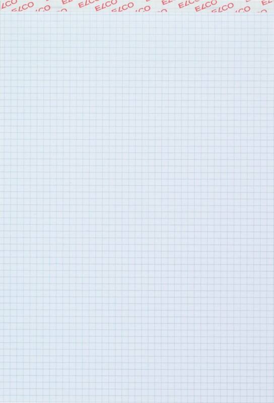 Bloc-notes Elco A4 Quadrillé Collé Blanc Perforé 200 Pages 10 Unités de 100 Feuilles