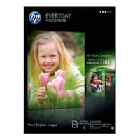 Papier photo HP Everyday Jet d'encre Brillant A4 200 g/m² Blanc 100 Feuilles