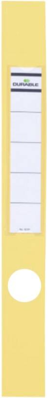 Étiquettes pour dos de classeur DURABLE ORDOFIX 40 mm Jaune 10 Unités