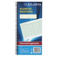 Carnet de suivi kilométrique Djois Atlanta Enregistrement des kilomètres NL Vert Ligné 40 feuilles