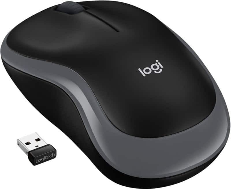 Souris sans fil Logitech M185 Gris, noir
