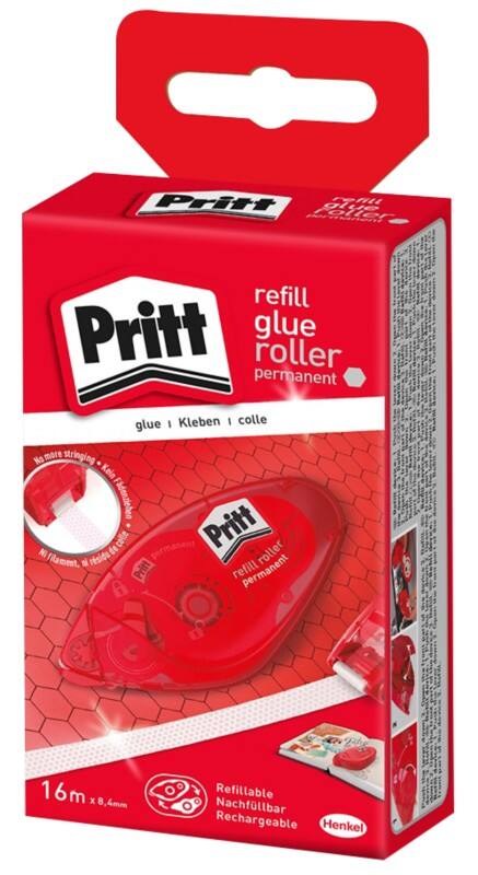 Roller de colle Pritt Rechargeable permanente 0,84 cm 2120444 Rouge