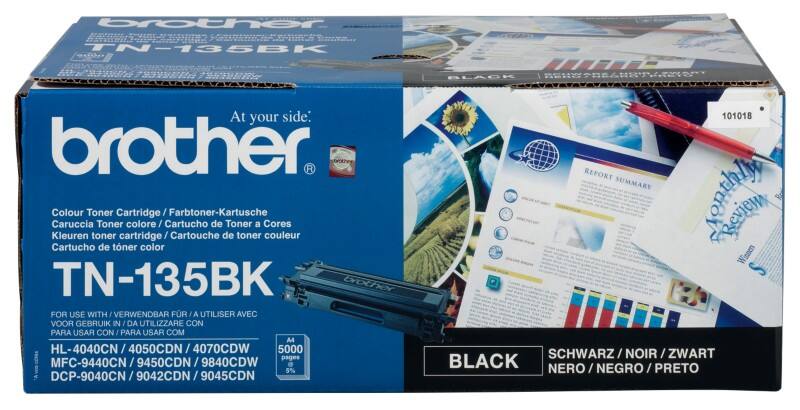 Toner Brother TN-135BK D'origine Noir