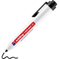 Marqueur permanent edding Retract 11 Noir Pointe ogive 1,5 - 3 mm