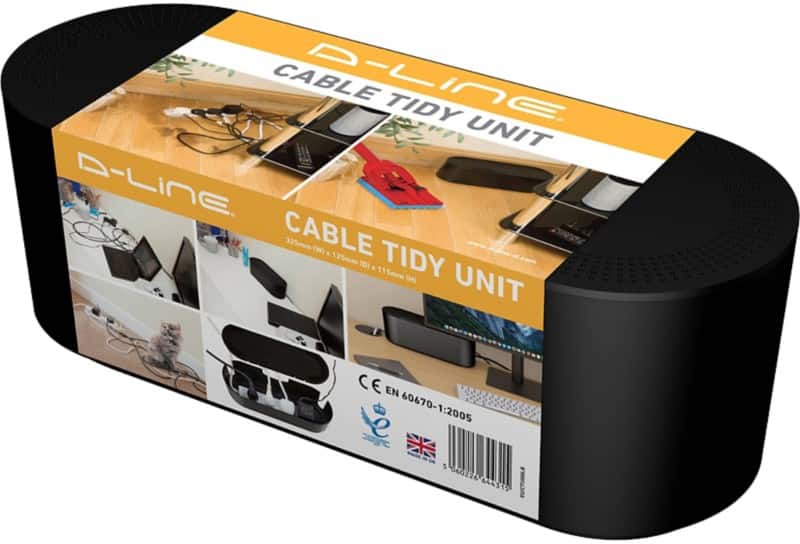 Protège-câbles D-Line 107DLB1 SW Noir 32,5 x 11,5 cm