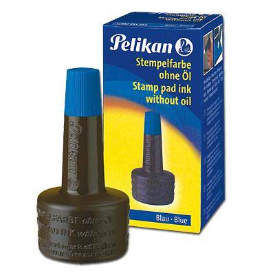Encre tampon Pelikan 351213 Bleu 4,3 x 8,4 cm pour Tampon de ré-encrage