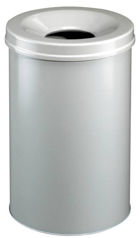Poubelle DURABLE Métal Gris clair 49,2 cm Ø