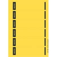 Étiquettes adhésive de dos imprimables PC Leitz 1686 pour classeurs à levier Leitz 1050 jaune 39 x 192 mm 150 unités