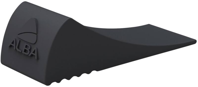 Bloque-porte Alba Élastomère 30 x 20 x 80 mm Noir