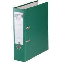 Classeur à levier ELBA Large Rado Brilliant A4 80 mm Vert 2 Anneaux 100022614 Plastique
