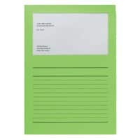 Elco Ordo Classico Farde à bord décalé A4 Vert intense Papier 120 g/m² 100 Unités
