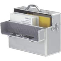 Valise pilote ALUMAXX Alpha Aluminium Argenté 47 x 20 x 36,5 cm