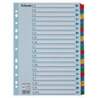 Intercalaires Esselte Mylar 100166 A4 touches renforcées multicolore 31 onglets 11 trous carton 160 g/m² A à Z