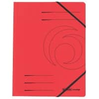 Fardes à élastiques herlitz A4 Rouge Carton 24 x 31,8 cm