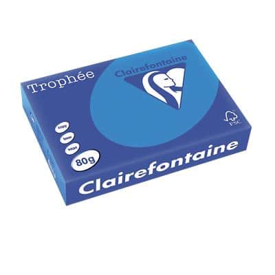 Papier couleur Trophee A4 Clairefontaine Bleu 80 g/m² Mat 500 Feuilles