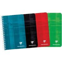 Cahier à spirales Clairefontaine Assortiment Couverture en carton laminé Quadrillé 110 x 170 mm 90 feuilles