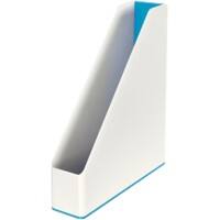 Porte-revues Leitz WOW Dual A4 Blanc, bleu 7,3 x 27,2 x 31,8 cm