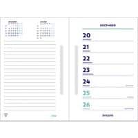 Calendrier de bureau Brepols 2024 1 Semaine sur 2 pages Néerlandais 15 (l) x 10 (H) cm Blanc